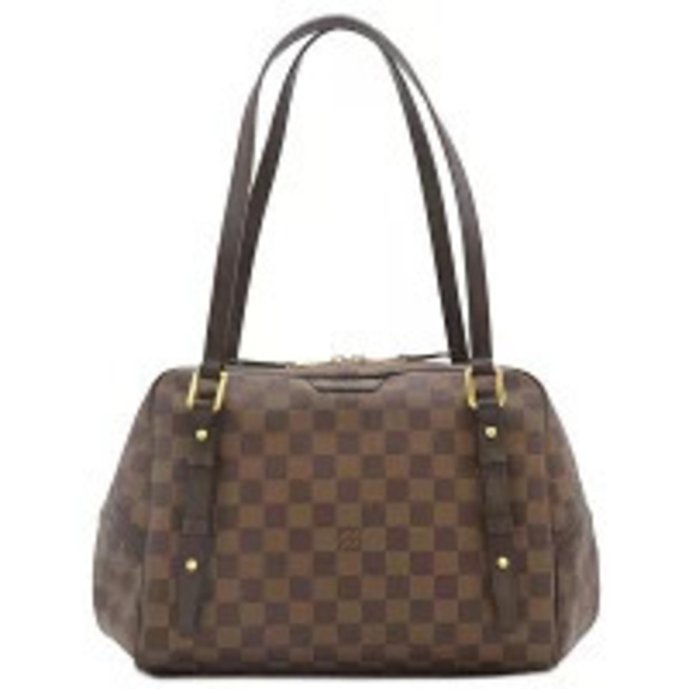 Louis Vuitton Shoulder Bag Rivington Damier Canvas Ebene Brown